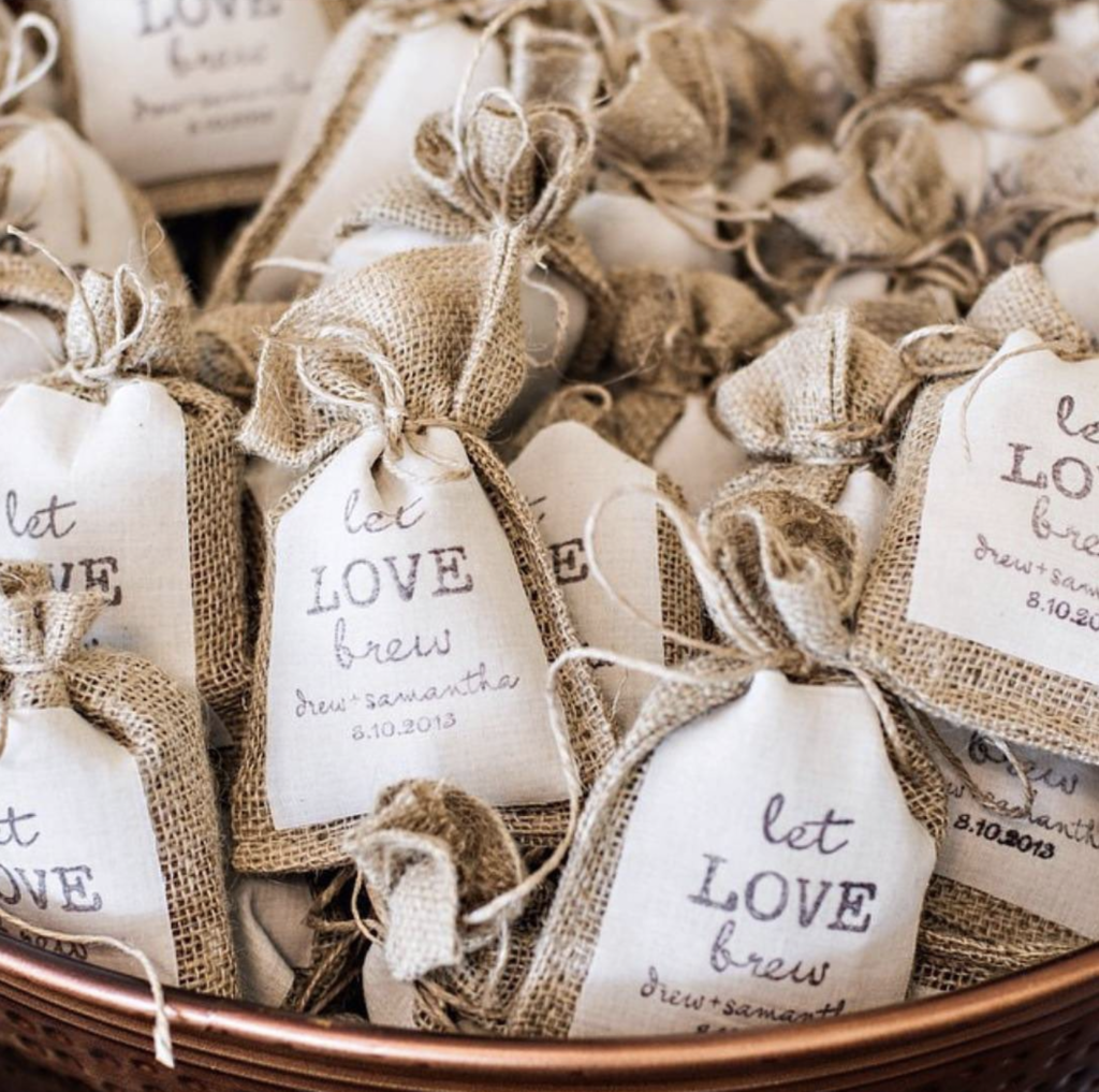 coffee themed bridal shower favors