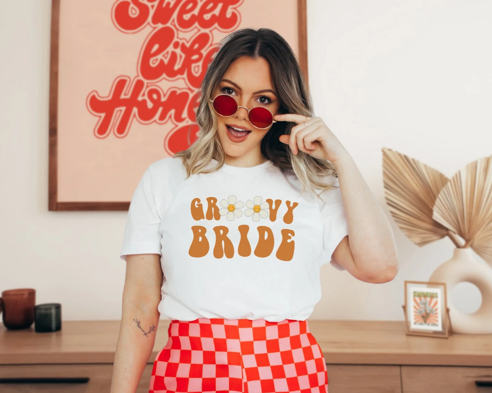 retro bachelorette party shirt