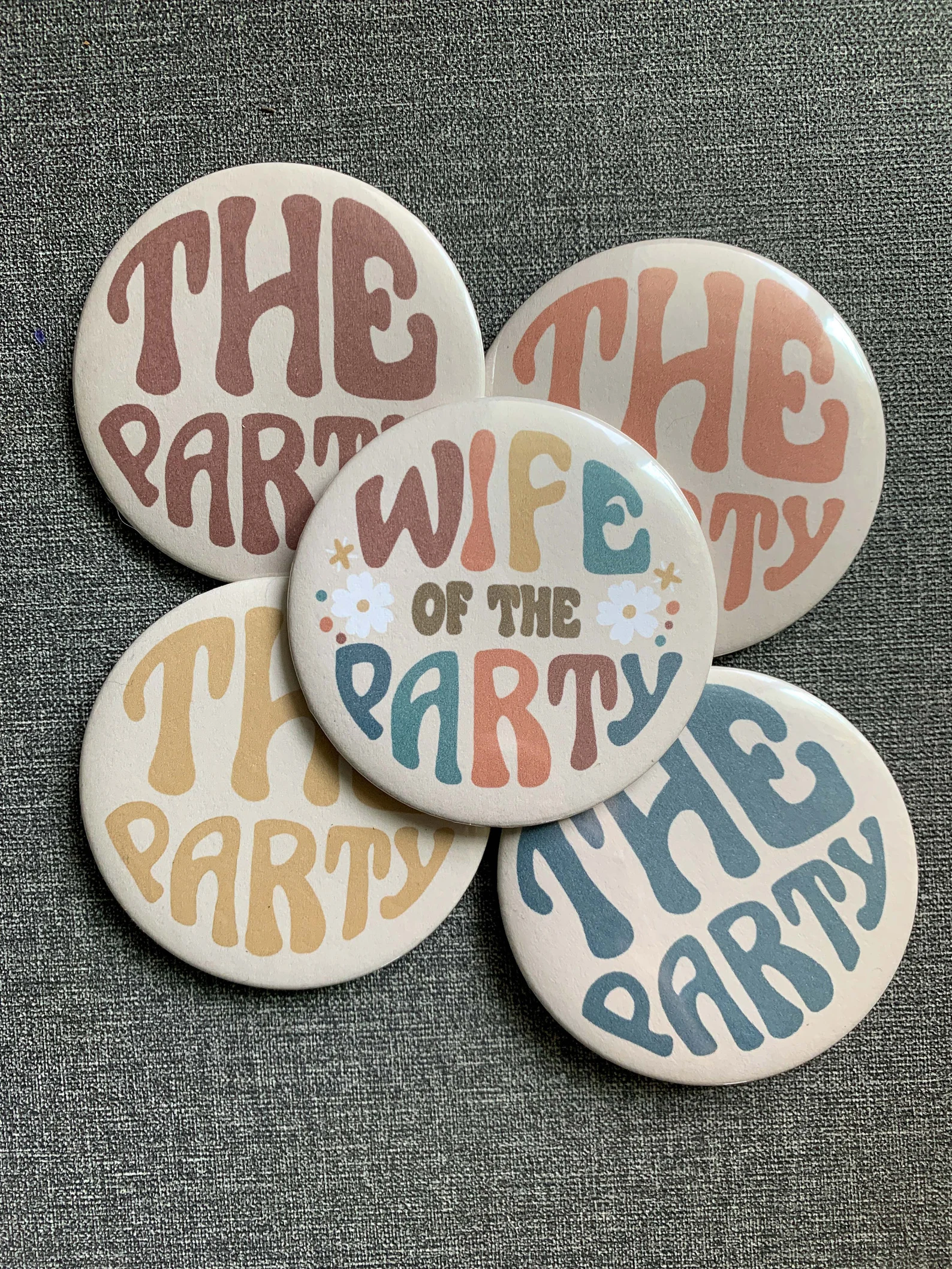 retro bachelorette party pins