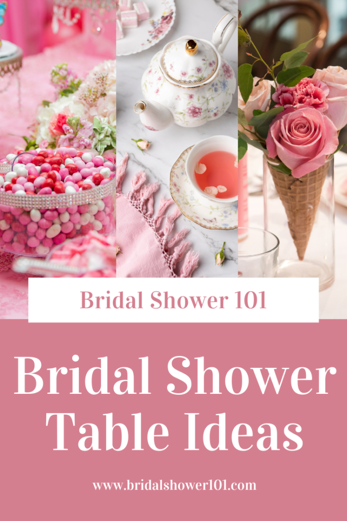 bridal shower table ideas