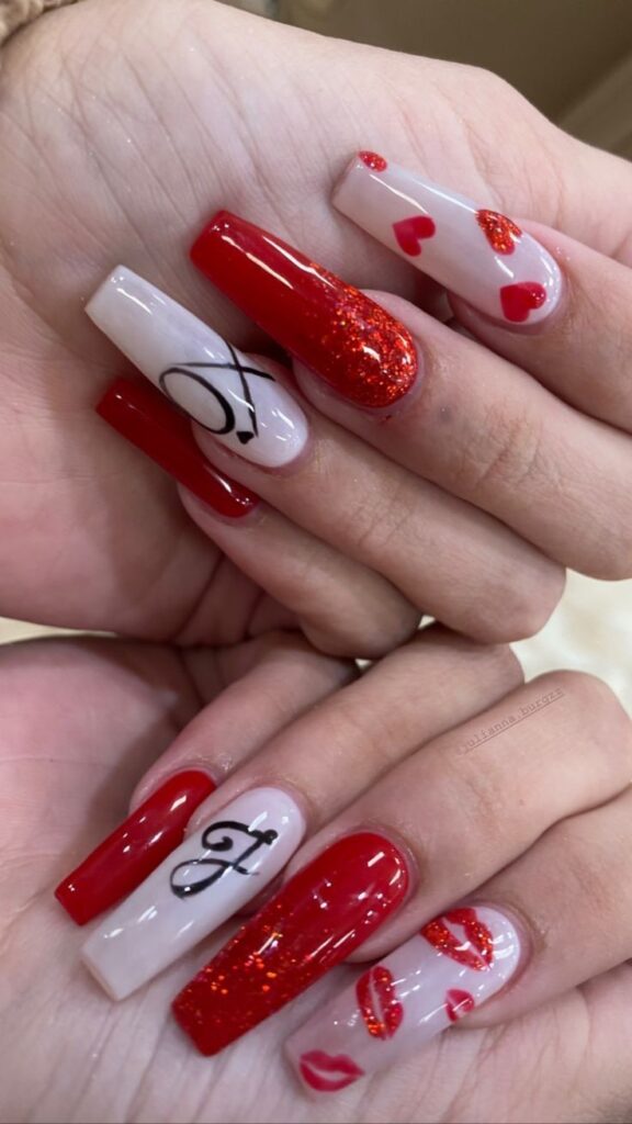 Relationship Bf Initials On Nails That Remind You Of Him Bridal