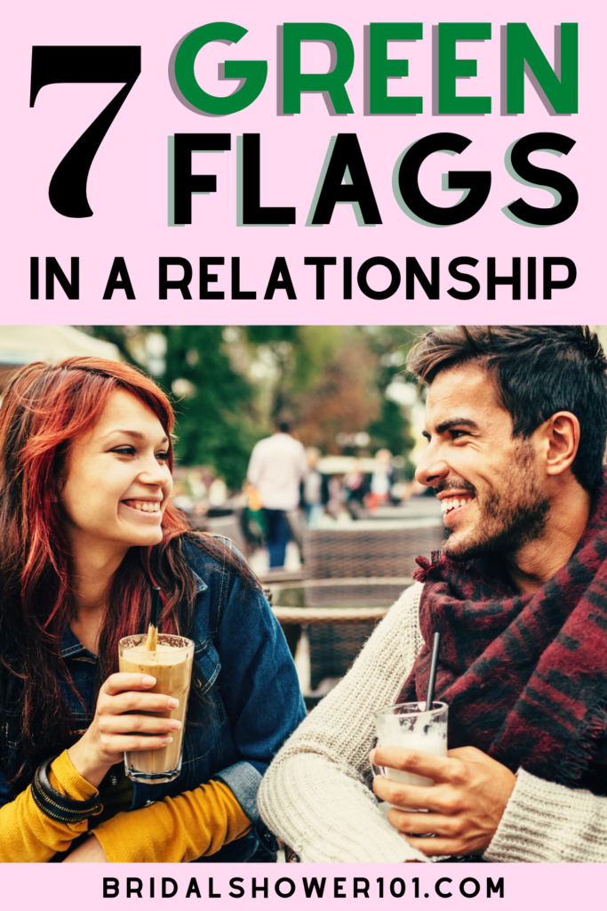 green flags in a relationship