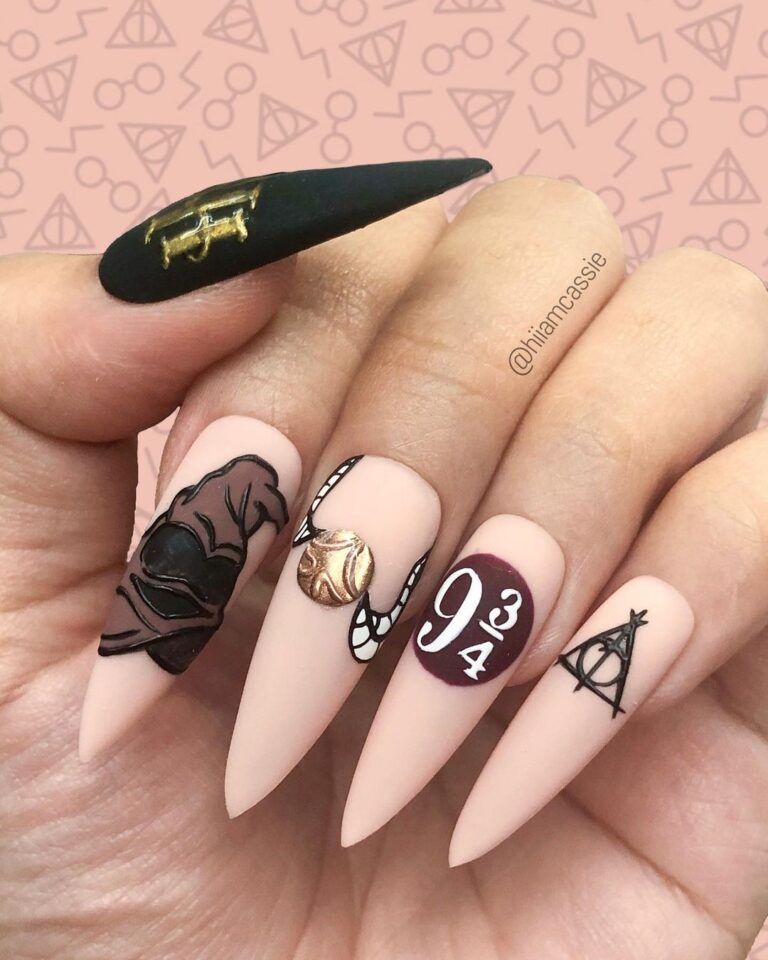 Best Harry Potter Nails For Muggles Bridal Shower 101 9433