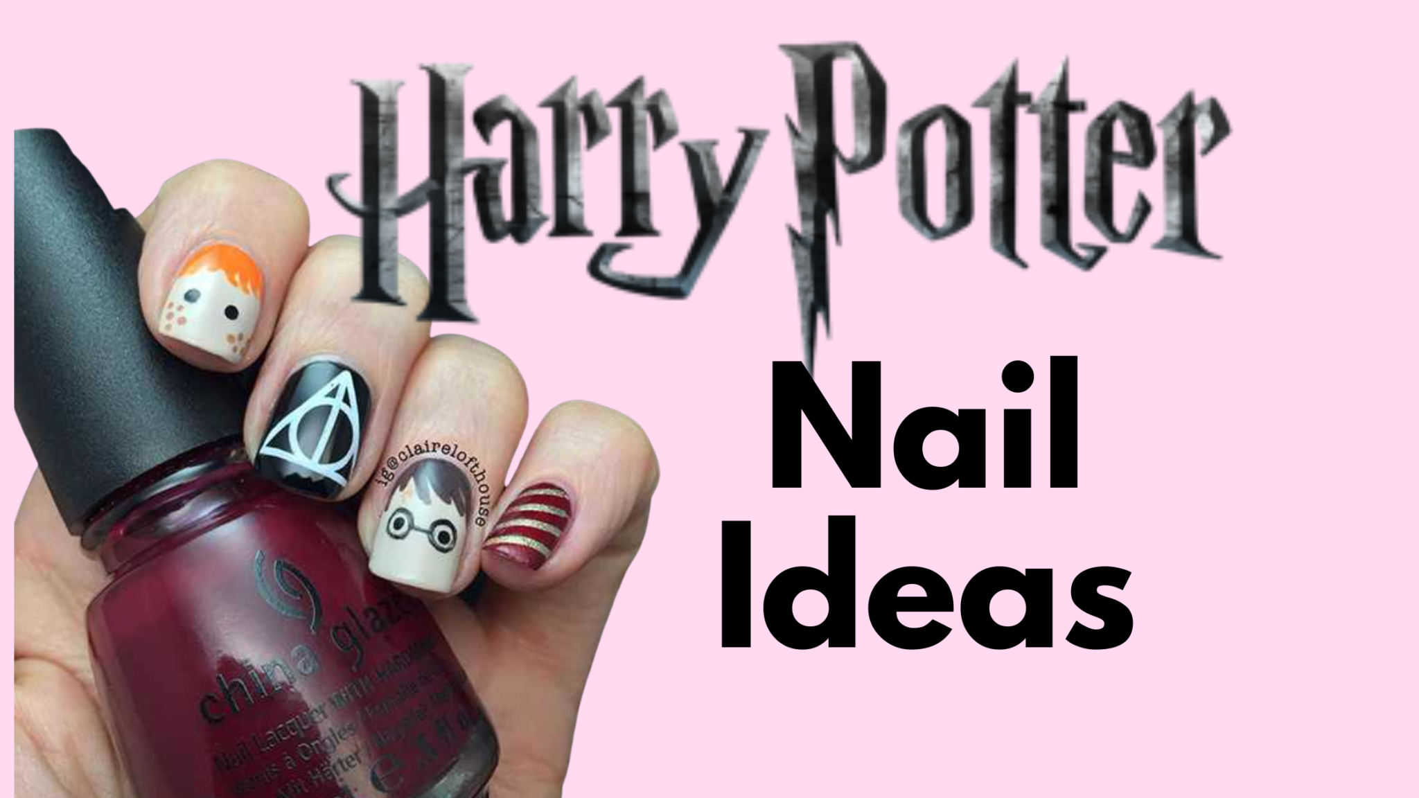 Harry Potter nails | Harry potter nails, Harry potter nails designs, Harry  potter nail art