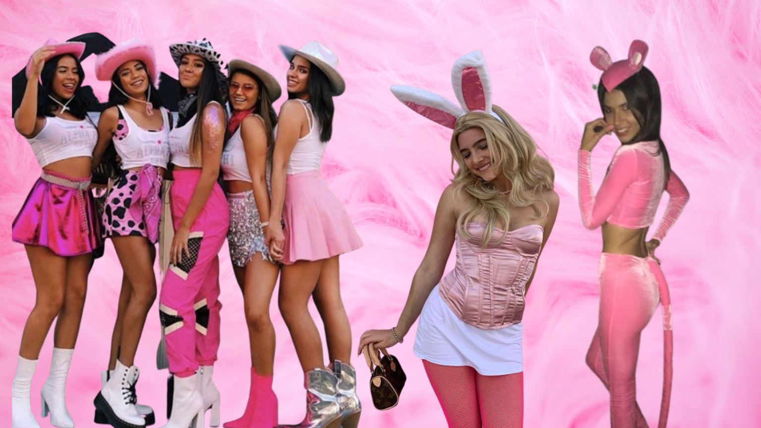 pink halloween costume Bridal Shower 101