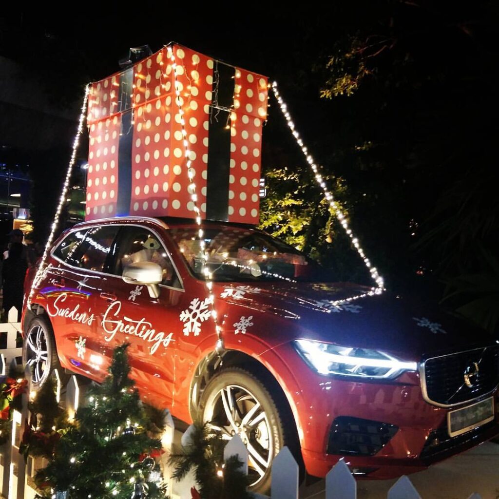 christmas car decorations lights
