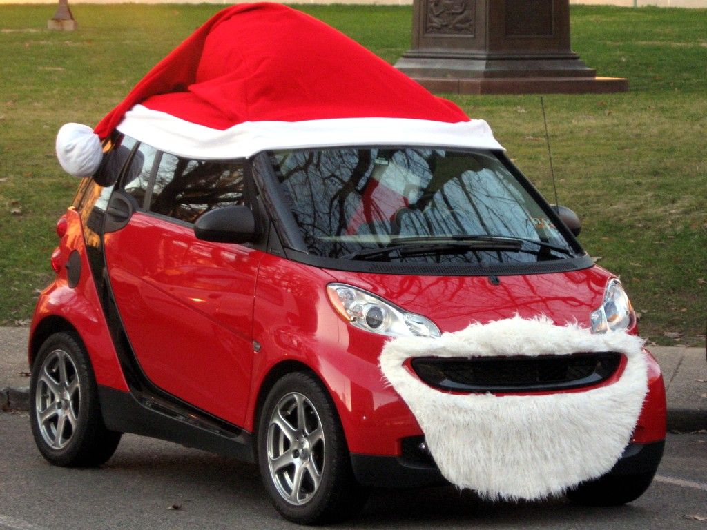 christmas car decorations santa
