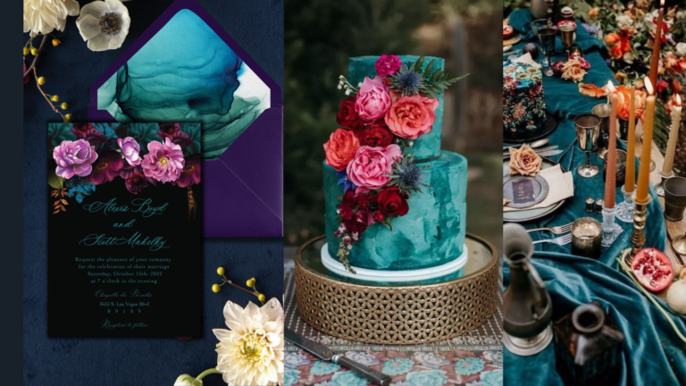 jewel tone wedding