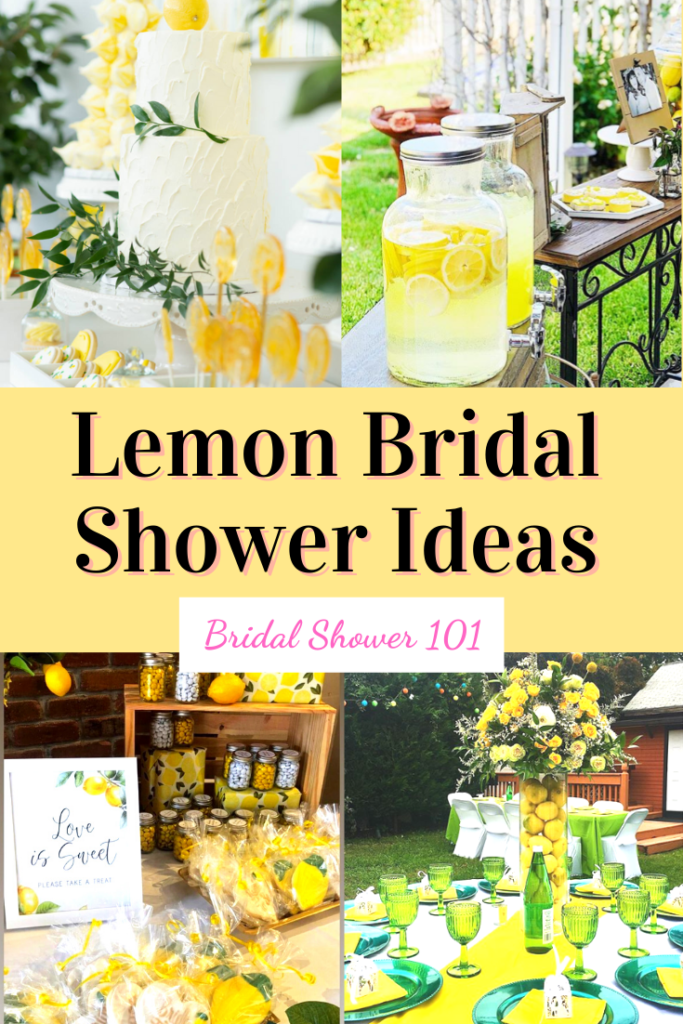 lemon bridal shower ideas