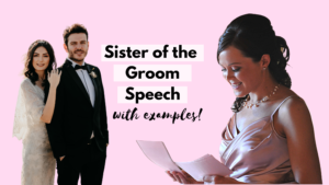 sister of groom speech