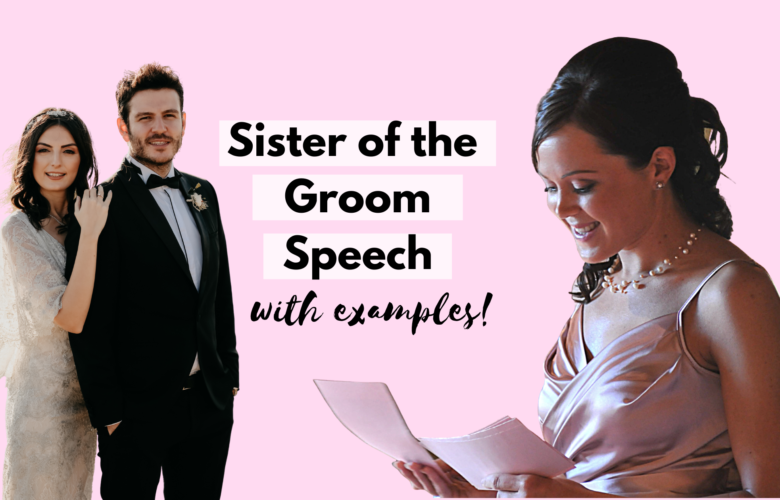 wedding speech ideas sister of the groom