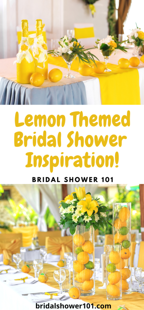 lemon bridal shower ideas