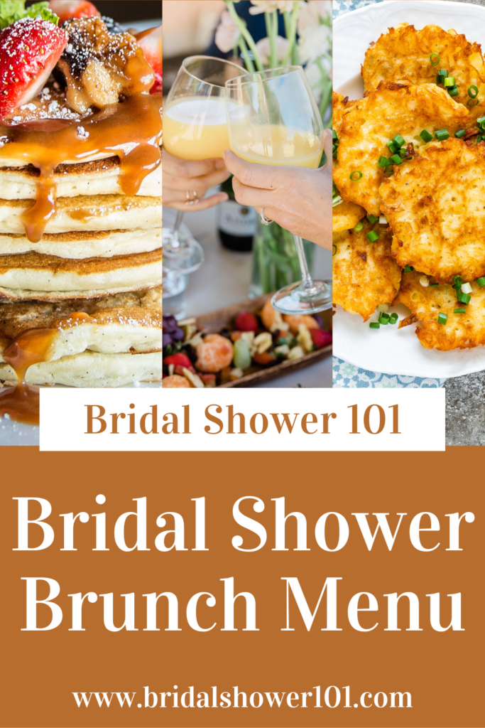 brunch bridal shower menu