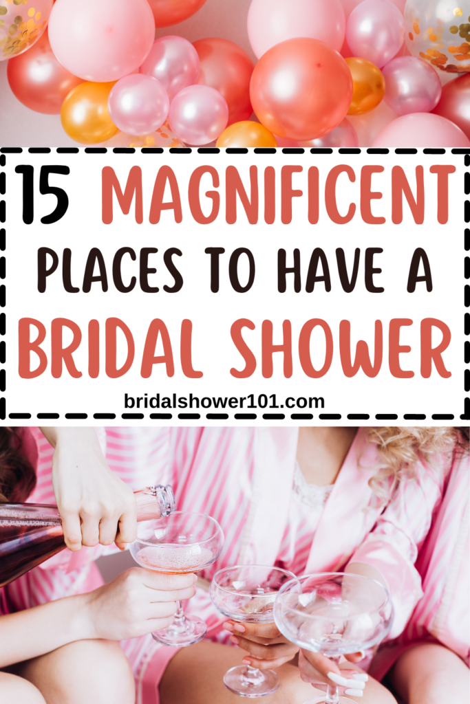 places to have a bridal shower