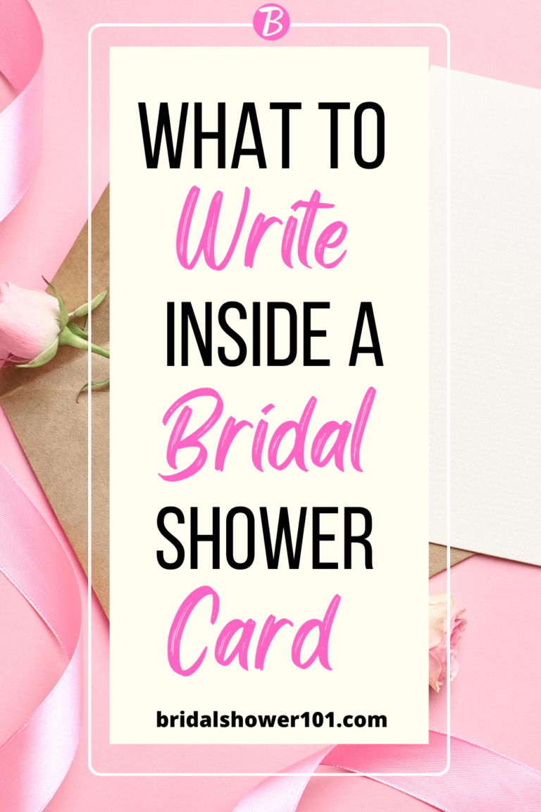 What to Write in a Bridal Shower Card? | Bridal Shower 101