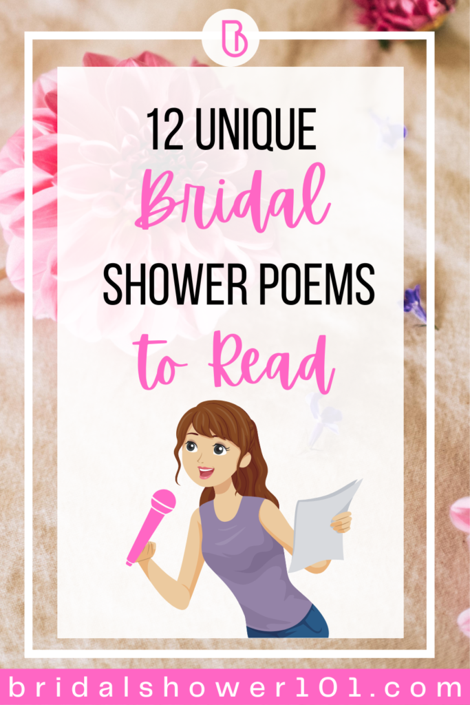 bridal shower poem