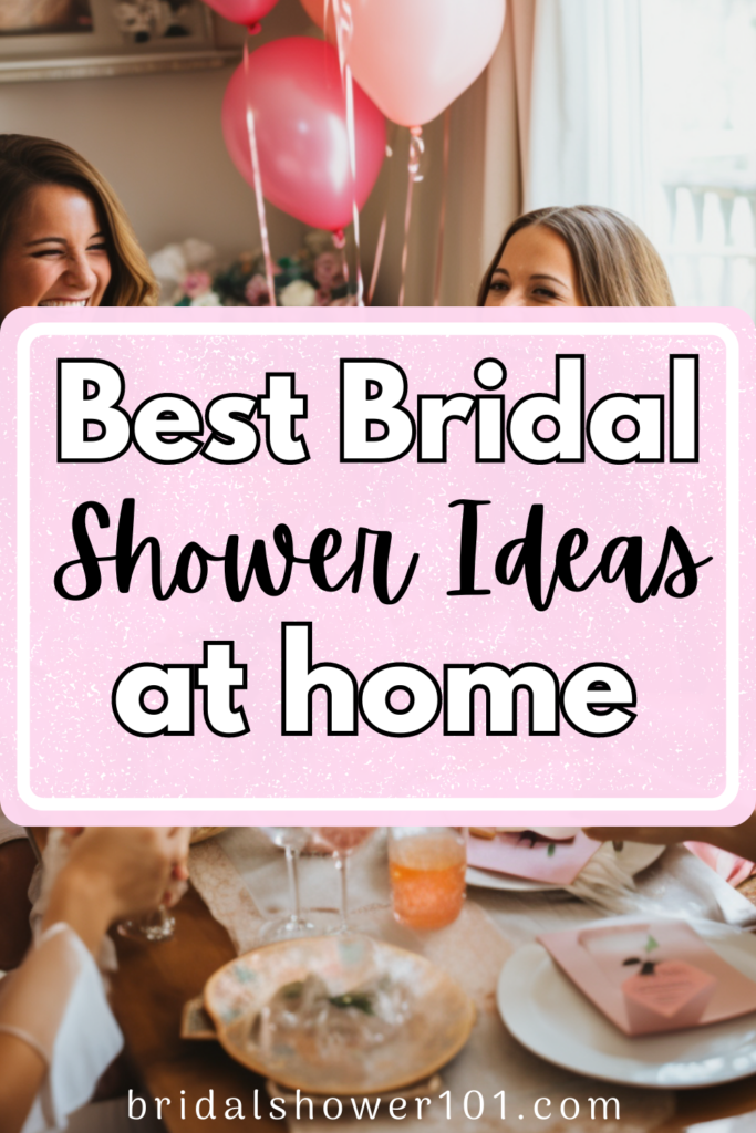 bridal shower ideas at home decorations