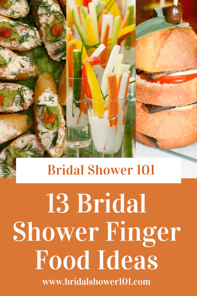 bridal shower finger food