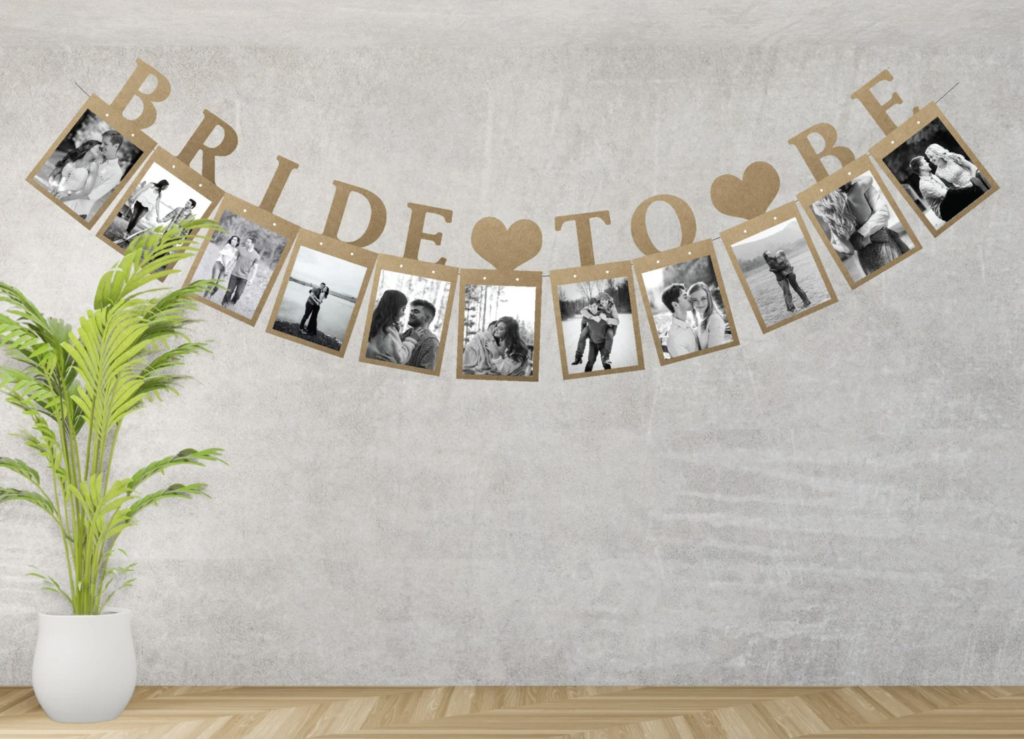 last-minute easy bridal shower decorations banners