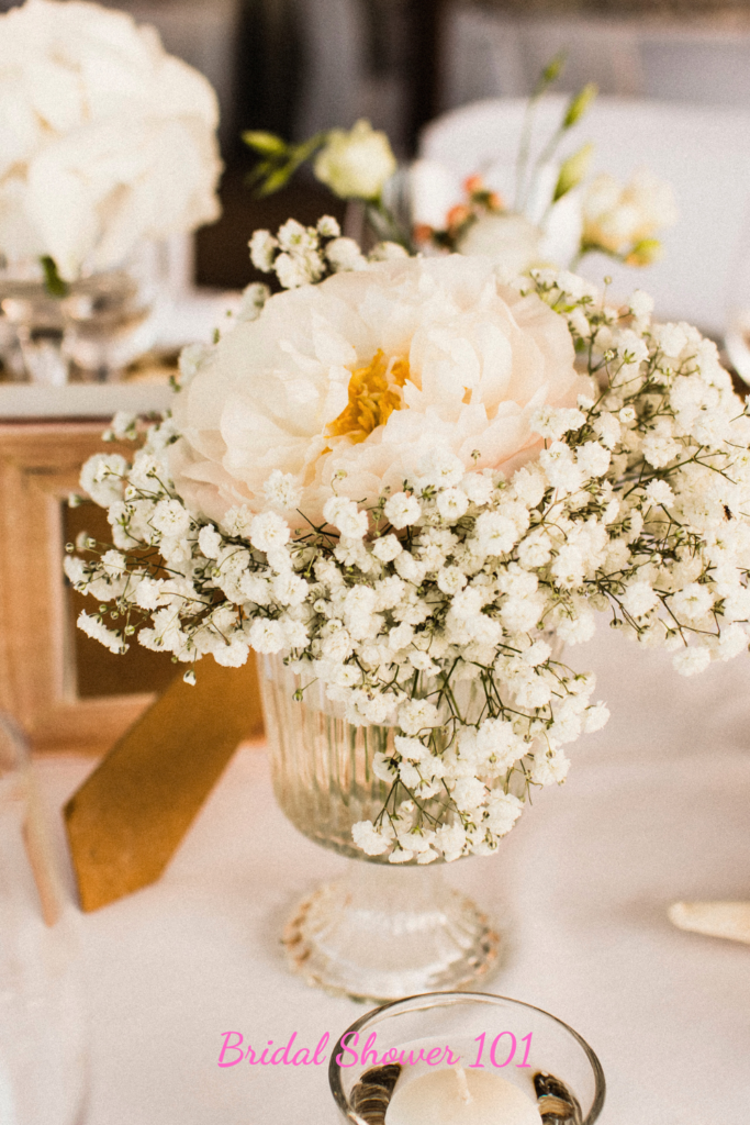 last-minute easy bridal shower decorations florals