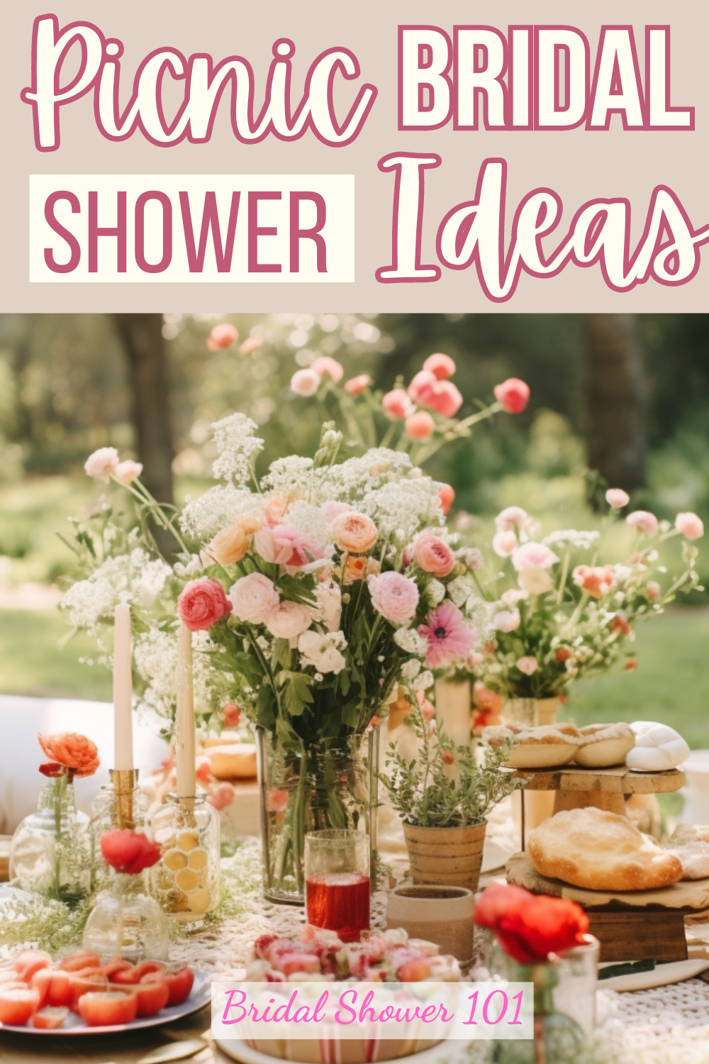 Insanely Cute Picnic Bridal Shower Ideas | Bridal Shower 101