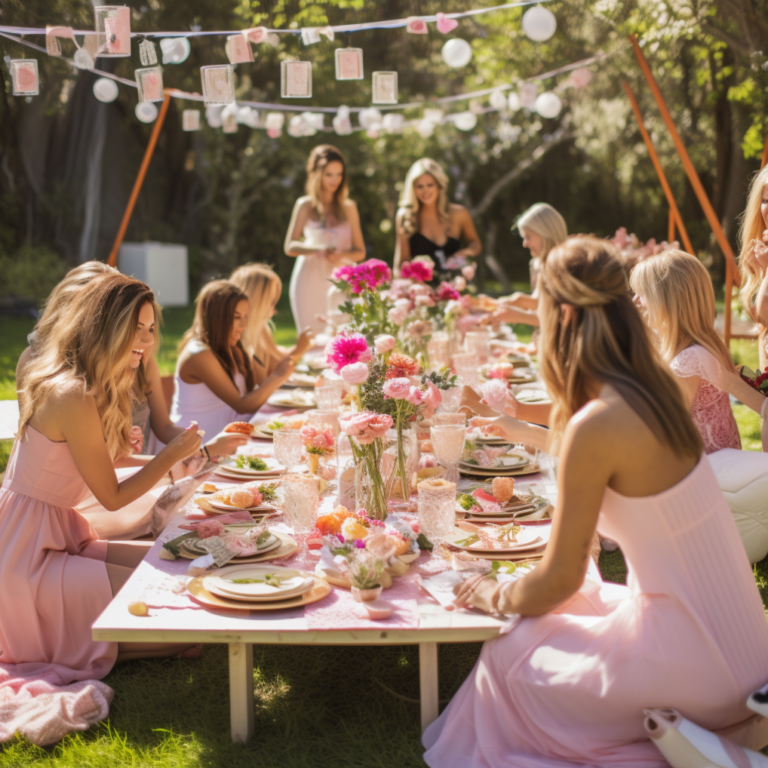 Insanely Cute Picnic Bridal Shower Ideas Bridal Shower 101   Bridalshower101 Modern Bridal Shower Bingo Backyard Picnic Real 8a963fed 98a6 4c08 Bea1 B06316beb55d 768x768 