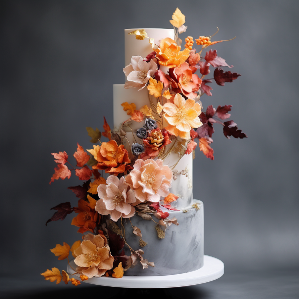 fall wedding cake 10
