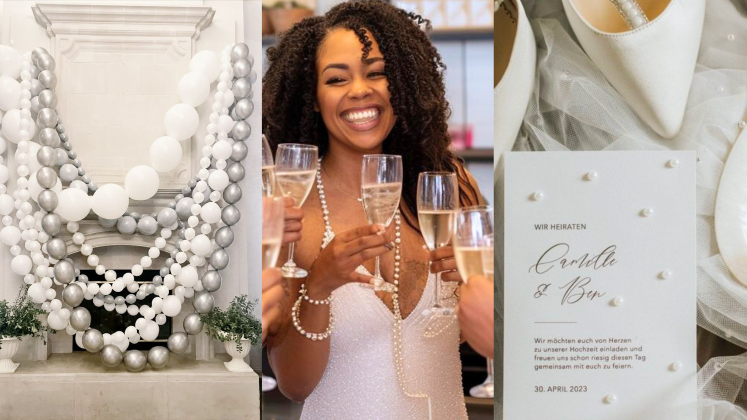 pearls and prosecco themed bridal shower (2) | Bridal Shower 101