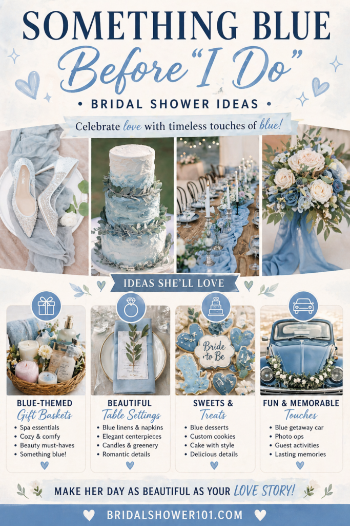 something blue before i do bridal shower ideas