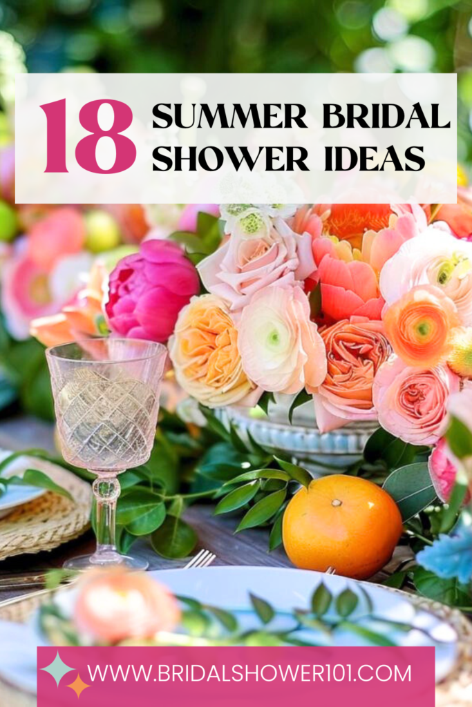 summer bridal shower ideas