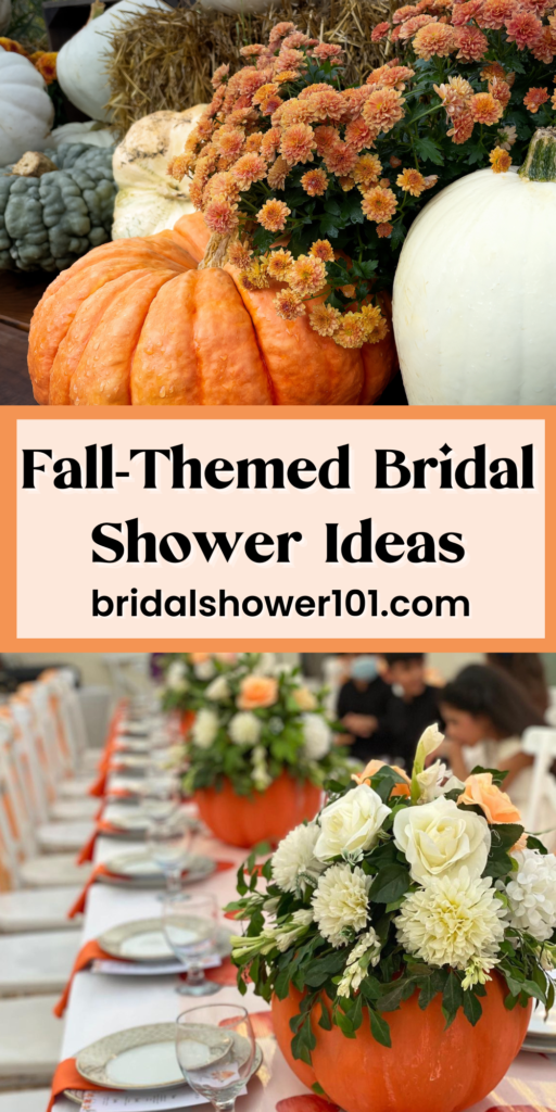 fall themed bridal shower