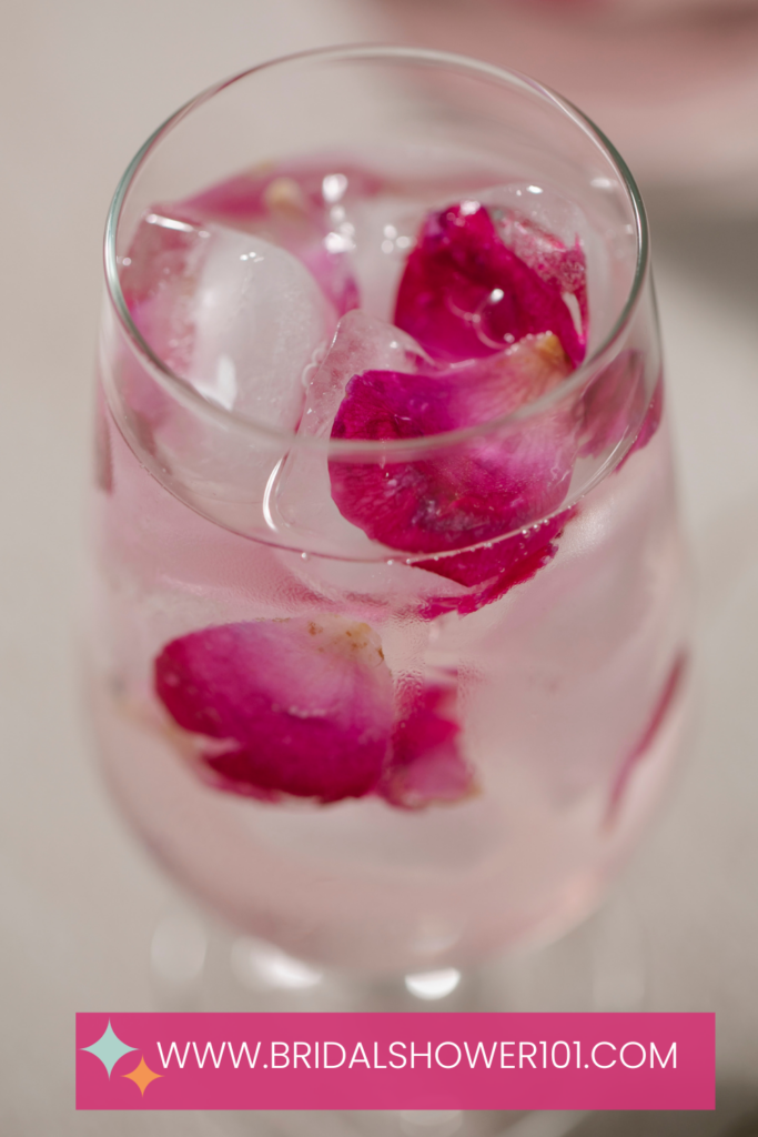 wildflower bridal shower drink