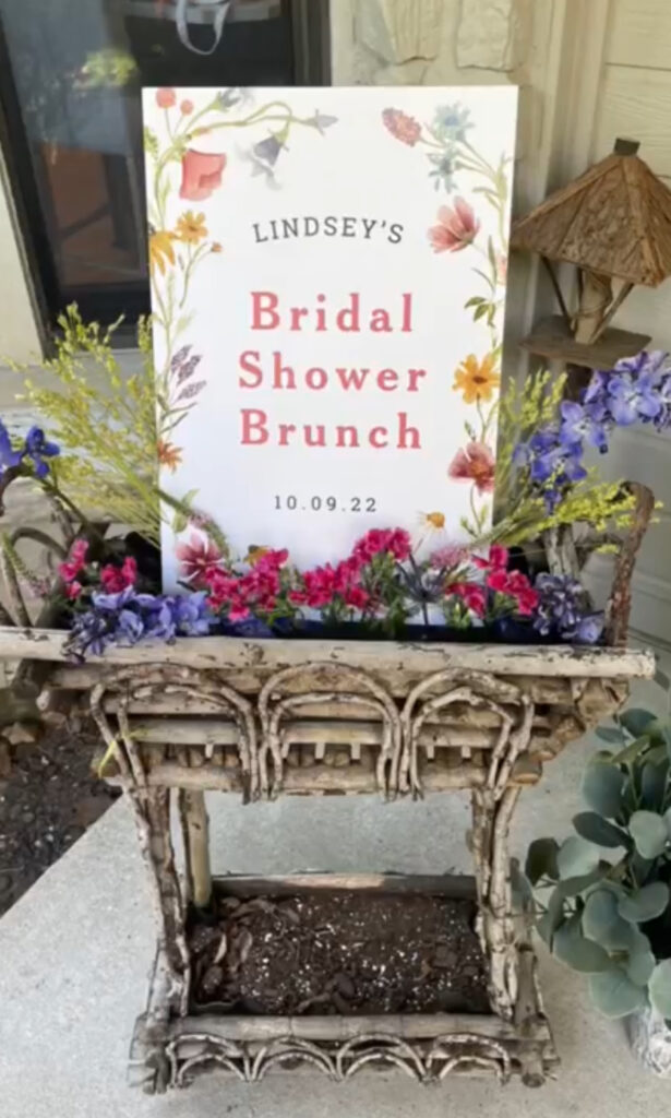 wildflower bridal shower decorations