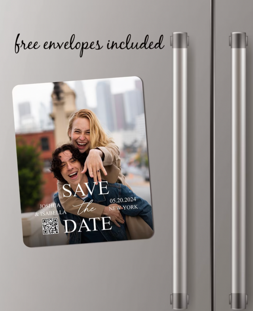 wedding ideas magnetic save the dates.