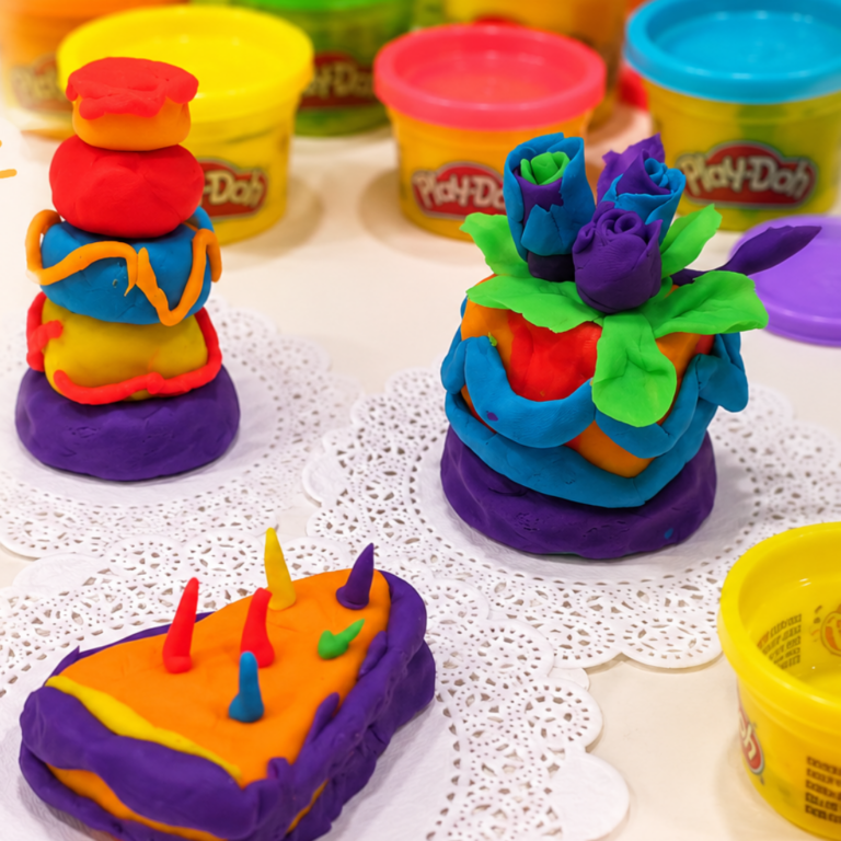 Play-Doh Wedding Cake Bridal Shower Game