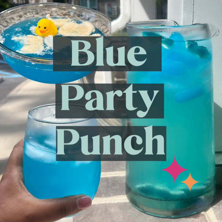 Blue Party Punch That Looks Fancy But Takes Minutes